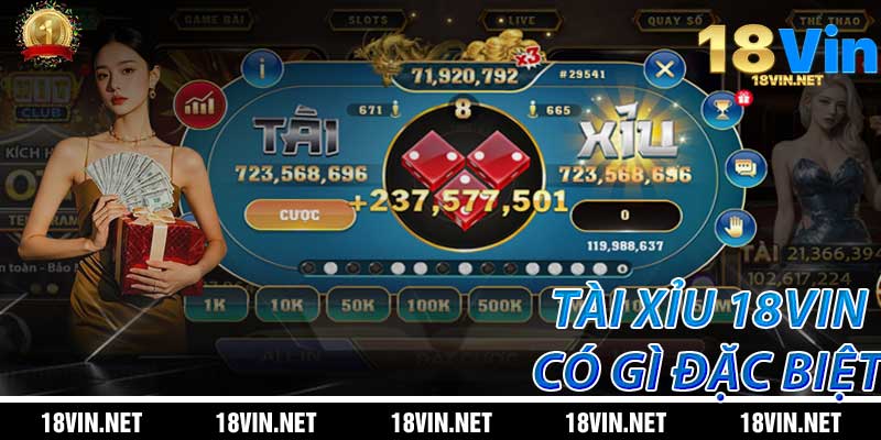 Tài Xỉu 18Vin Có Gì Đặc Biệt?